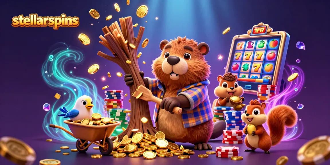 Spin and win at stellarspins with vibrant characters and casino visuals!