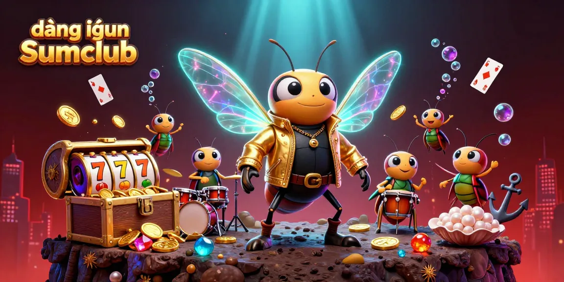 Experience thrilling gameplay with đăng nhập Sumclub featuring vibrant casino elements and 3D characters.
