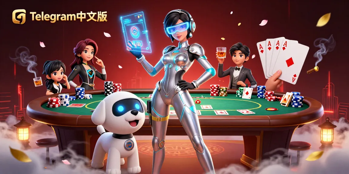 通过沉浸式全息游戏与Telegram中文版互动,赢得扑克游戏。