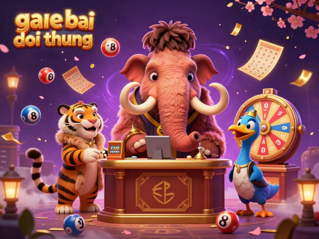 Experience the excitement of game bai doi thuong with vibrant characters and dynamic gaming elements.