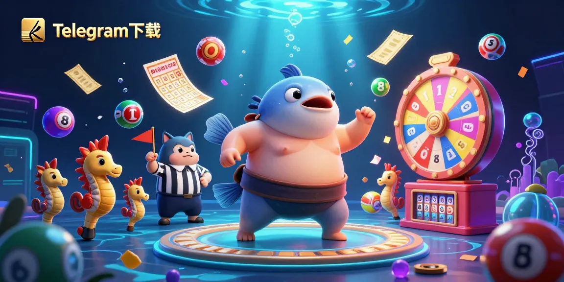 在生动的水下场景中享受彩票乐趣，与Telegram下载互动。