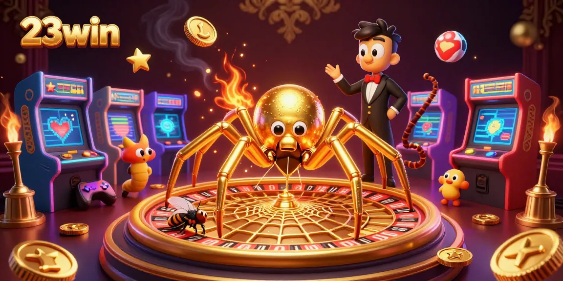 Place strategic bets with 23win in this vivid casino scene featuring dynamic game elements.