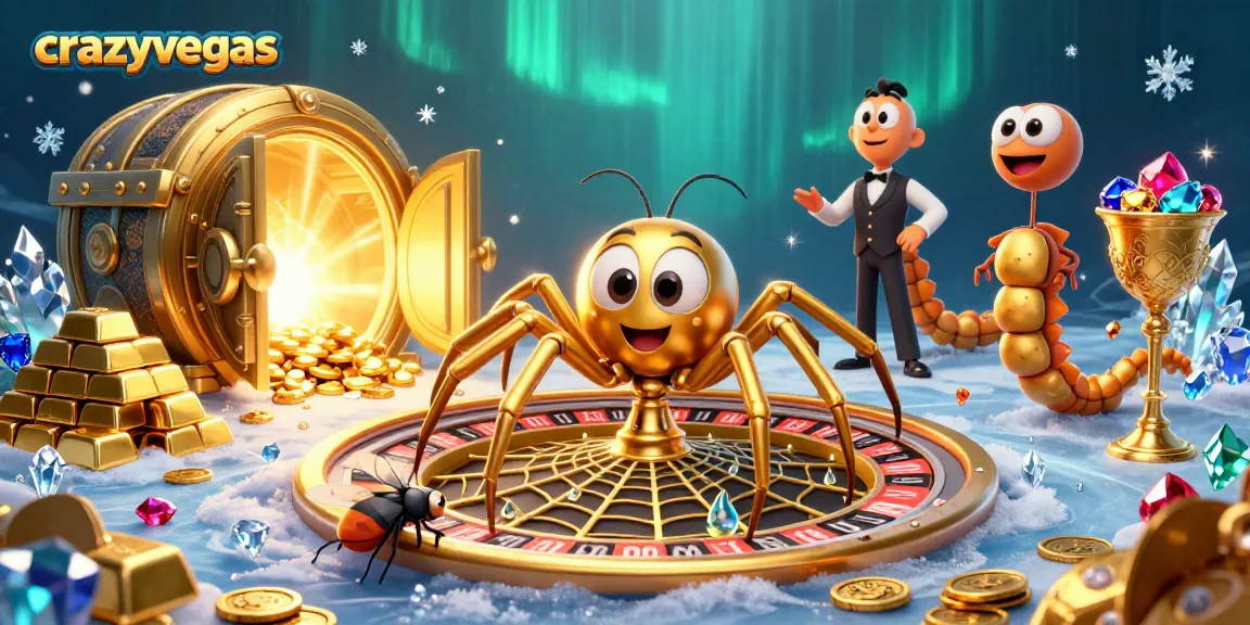 Spin to win with crazyvegas at the roulette wheel, where dramatic gold treasures shape the scene.